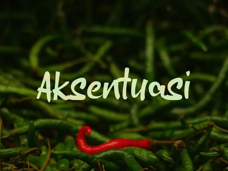 a Aksentuasi