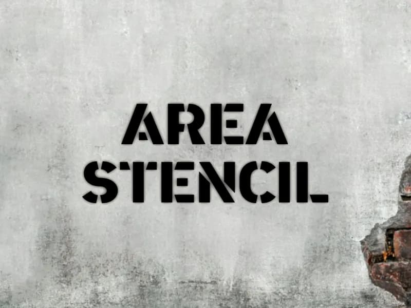 a Area Stencil
