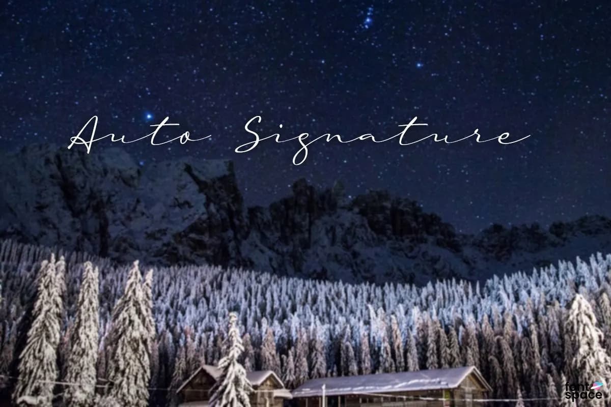 a Auto Signature