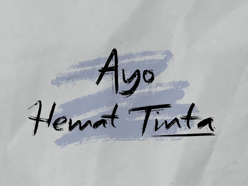a Ayo Hemat Tinta