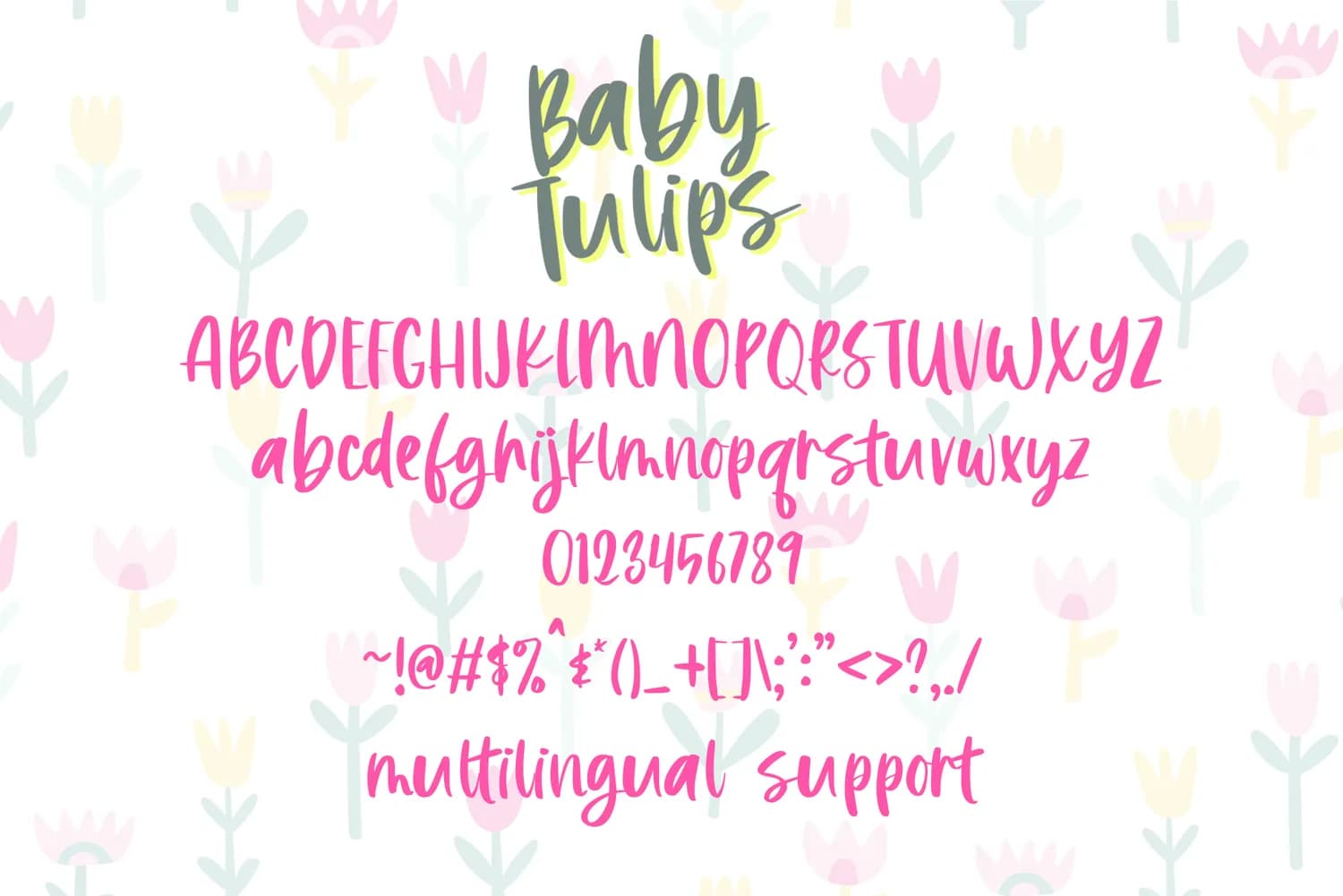 Baby Tulips