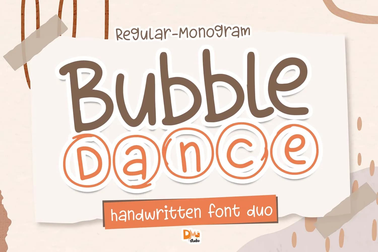 Bubble Dance Monogram