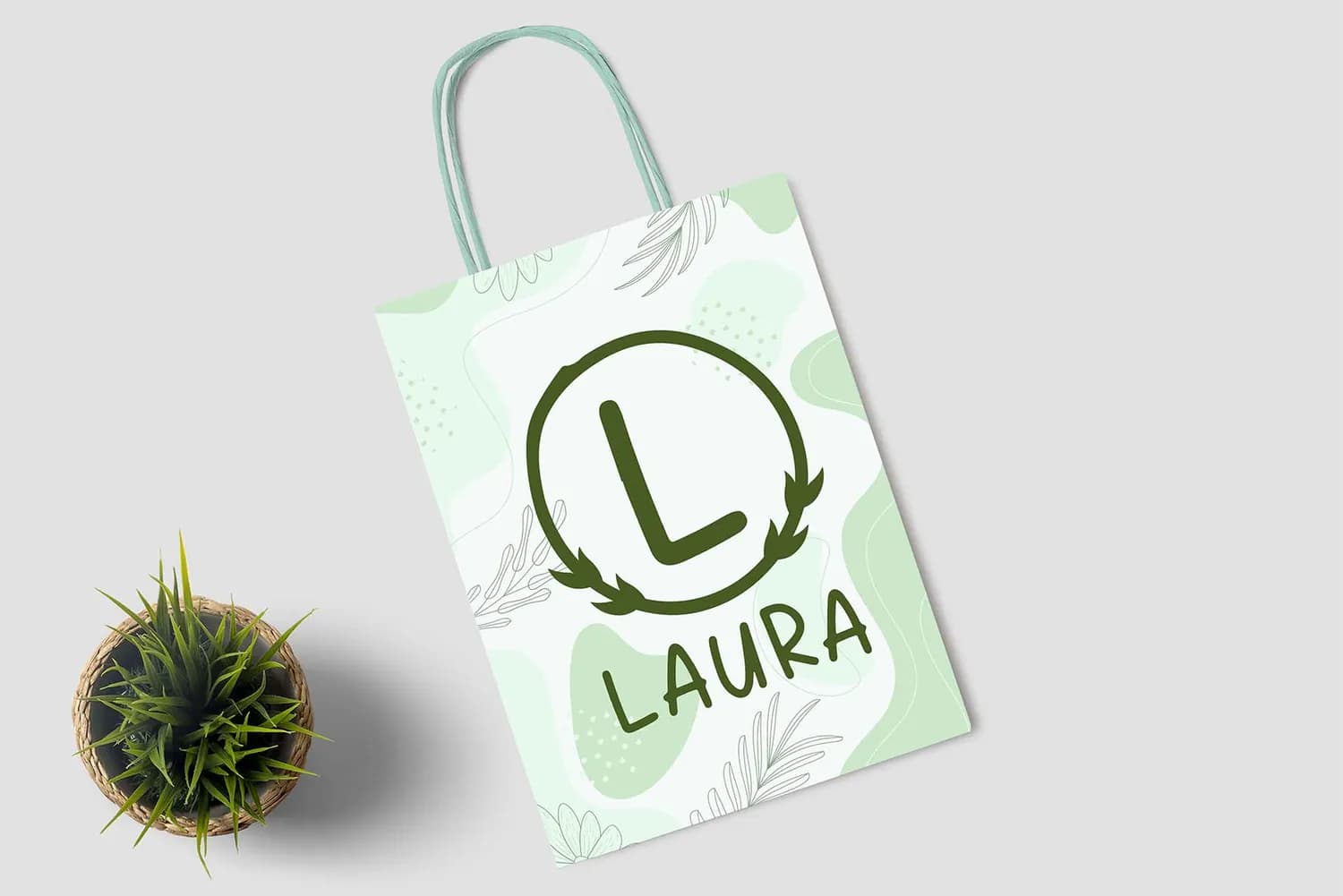Bubble Leaf Monogram