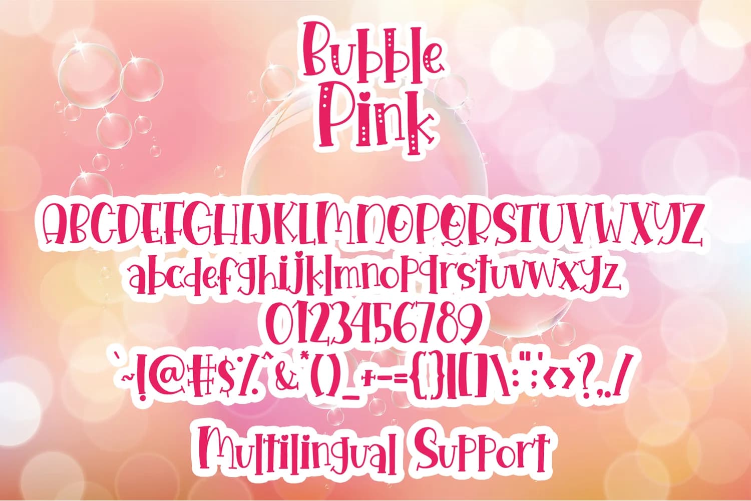 Bubble Pink
