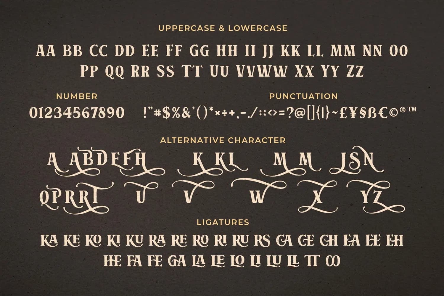 Crafter Signature Serif