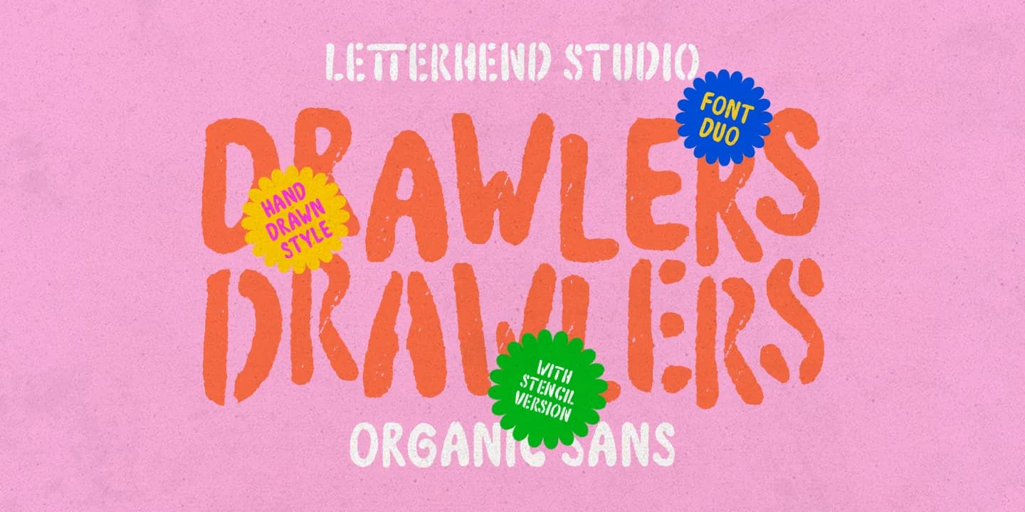 Drawlers Med Stencil