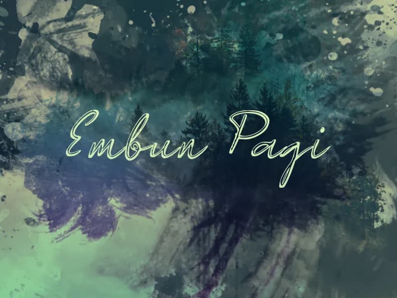 e Embun Pagi
