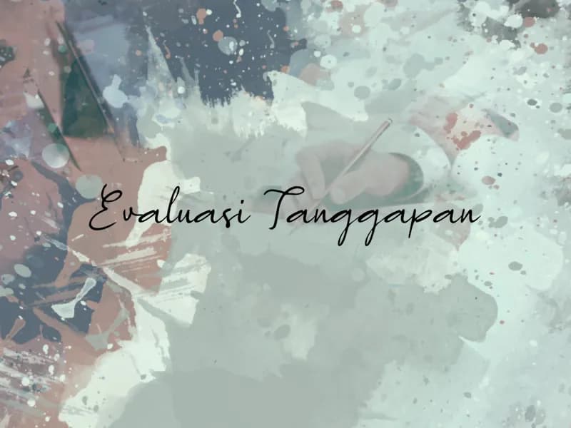 e Evaluasi Tanggapan