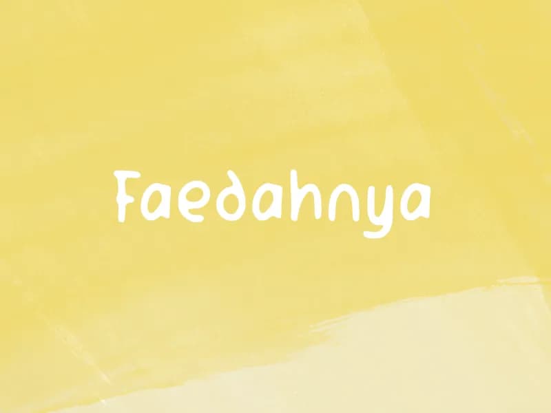 f Faedahnya
