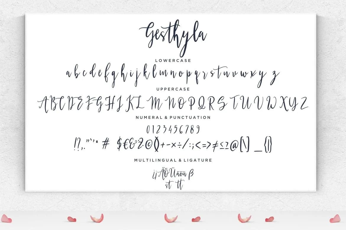Gesthyla Calligraphy Modern