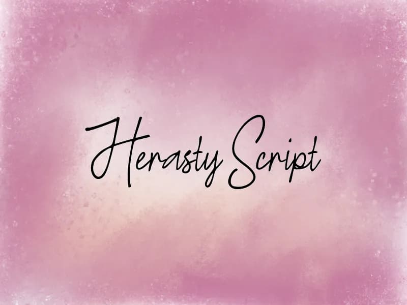 h Herasty Script