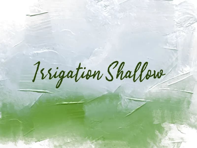 i Irrigation Shallow