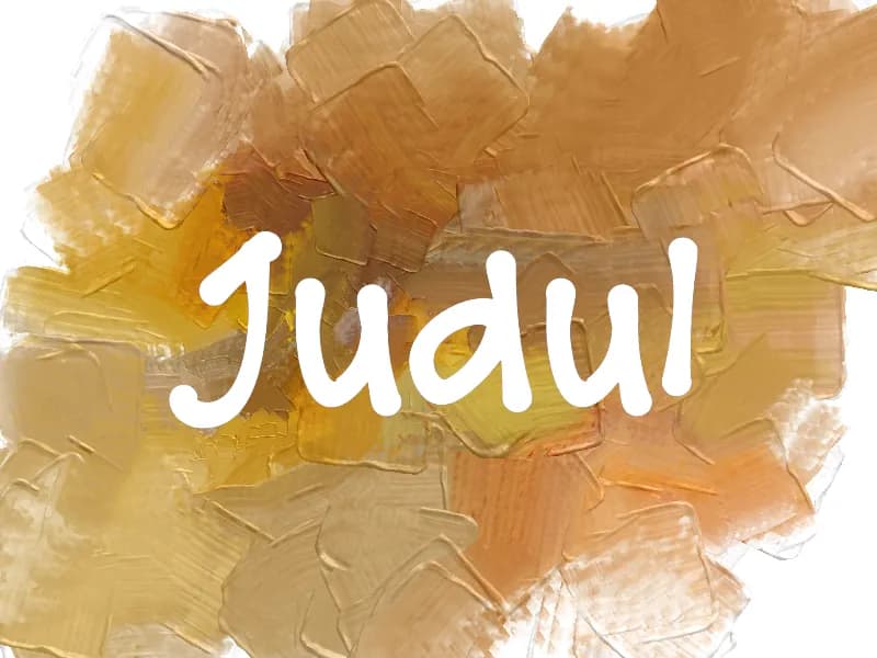 j Judul