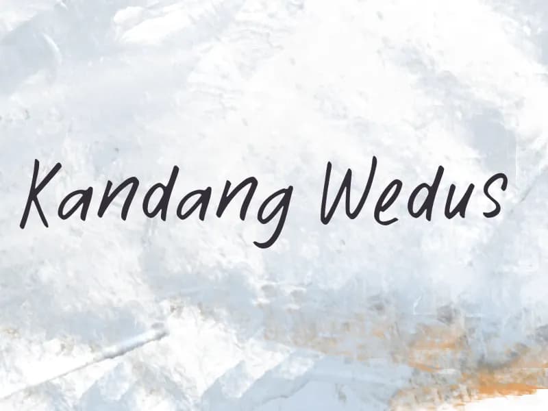 K Kandang Wedus