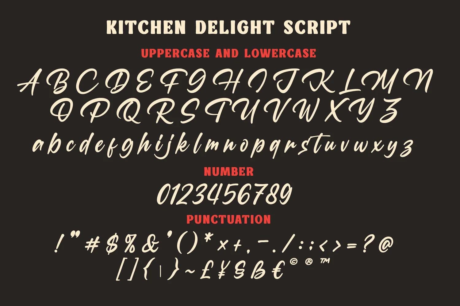 Kitchen Delight Serif