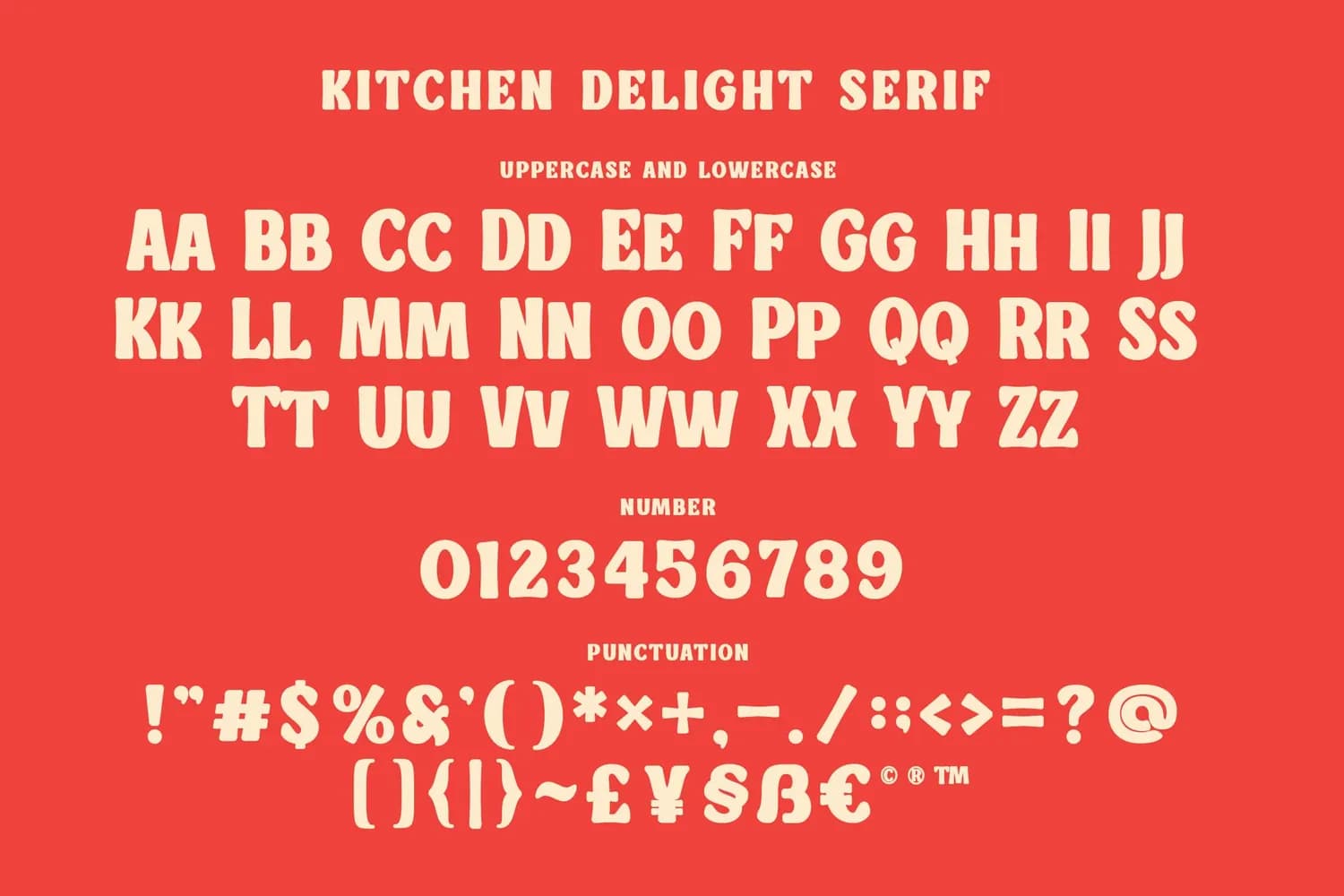 Kitchen Delight Serif