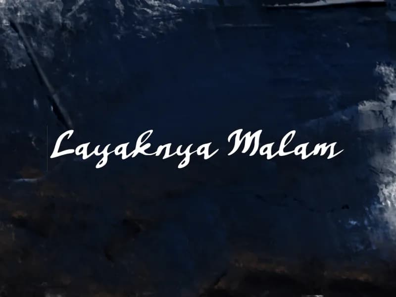 L Layaknya Malam