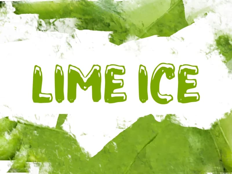 L Lime Ice