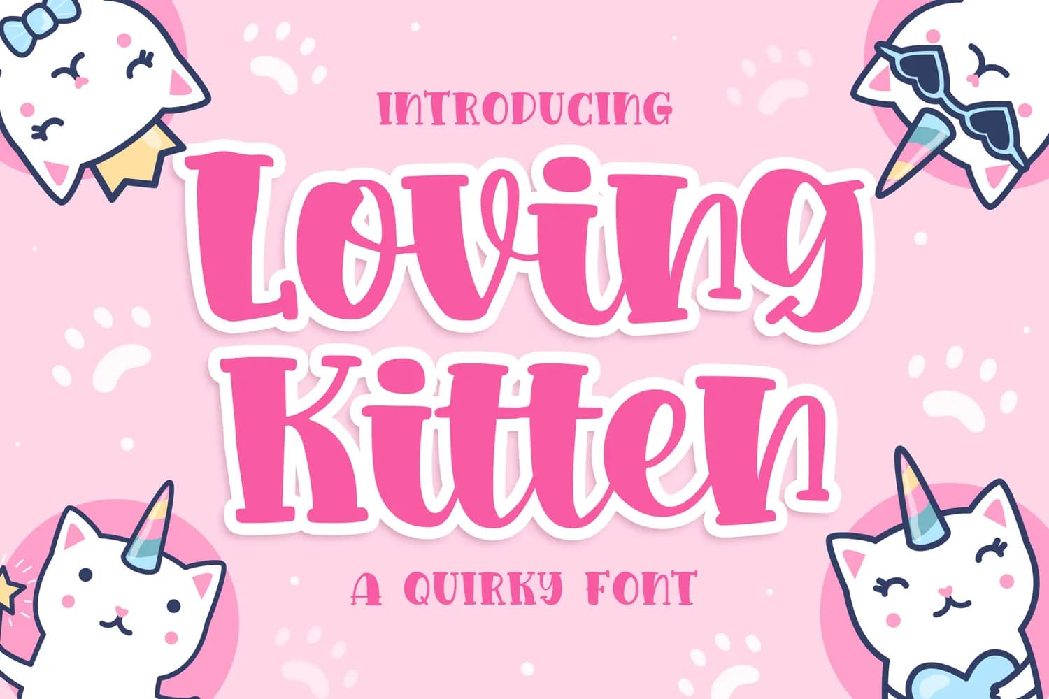 Loving kitten