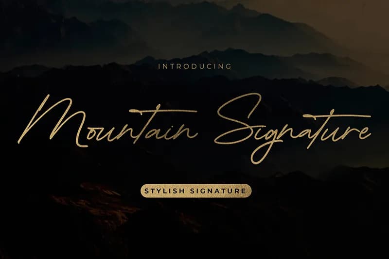 Mountain Signature
