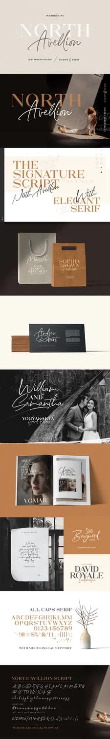 North Avellion Font Duo
