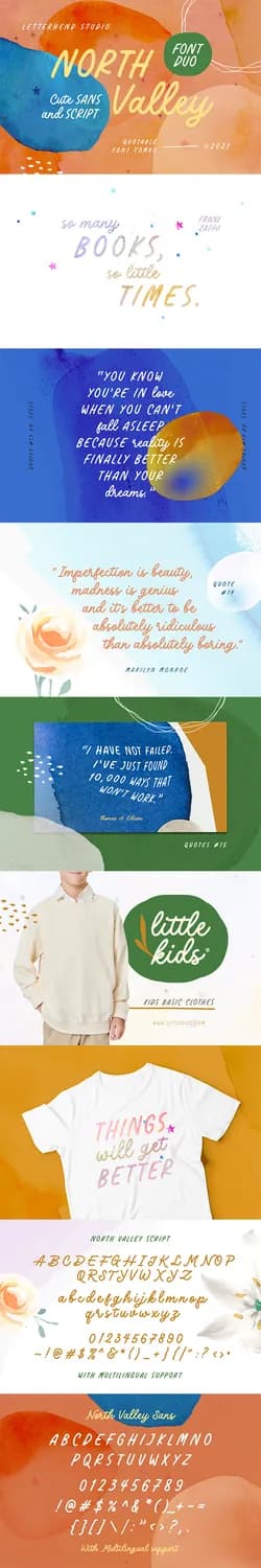 North Valley Font Duo