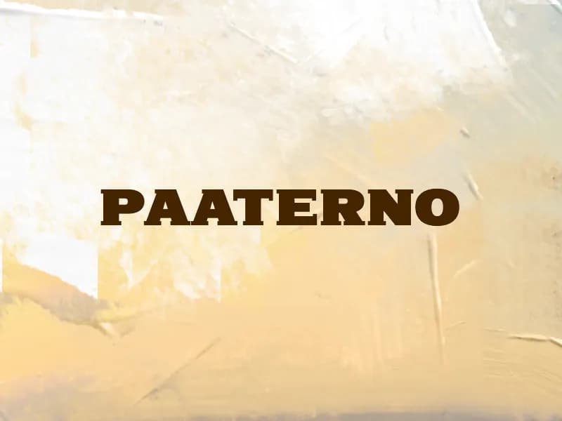 Paaterno