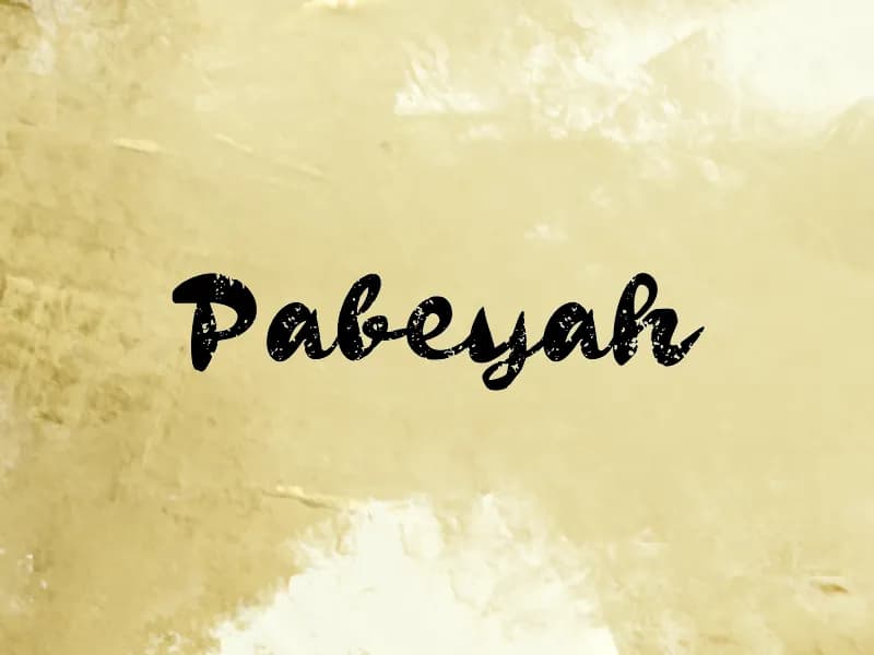 Pabeyah