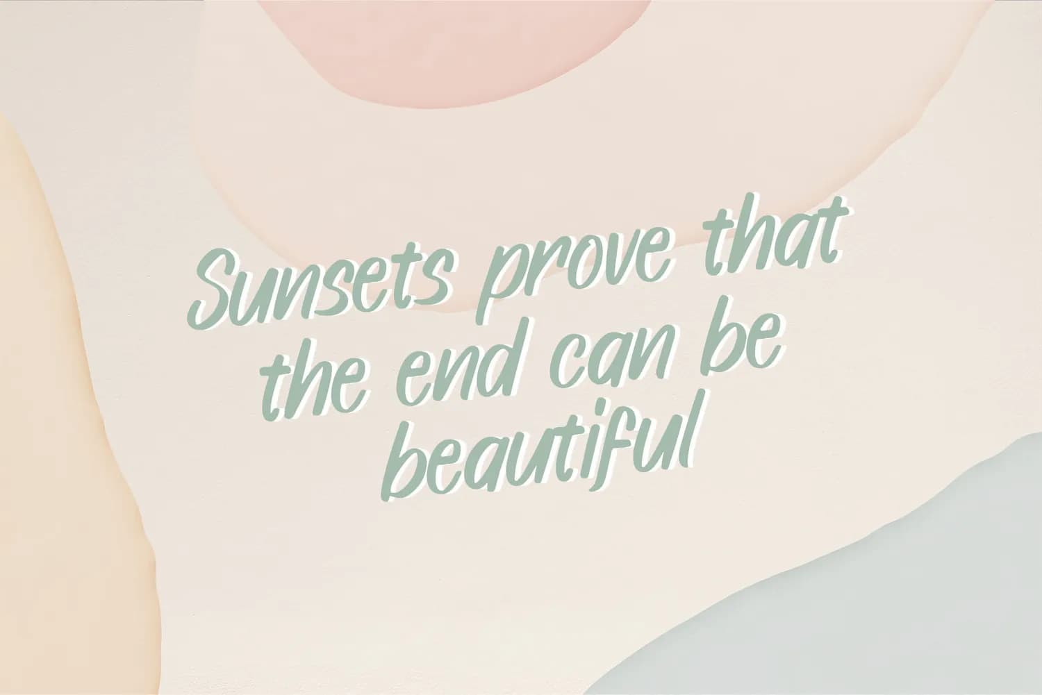 Peach Sunset