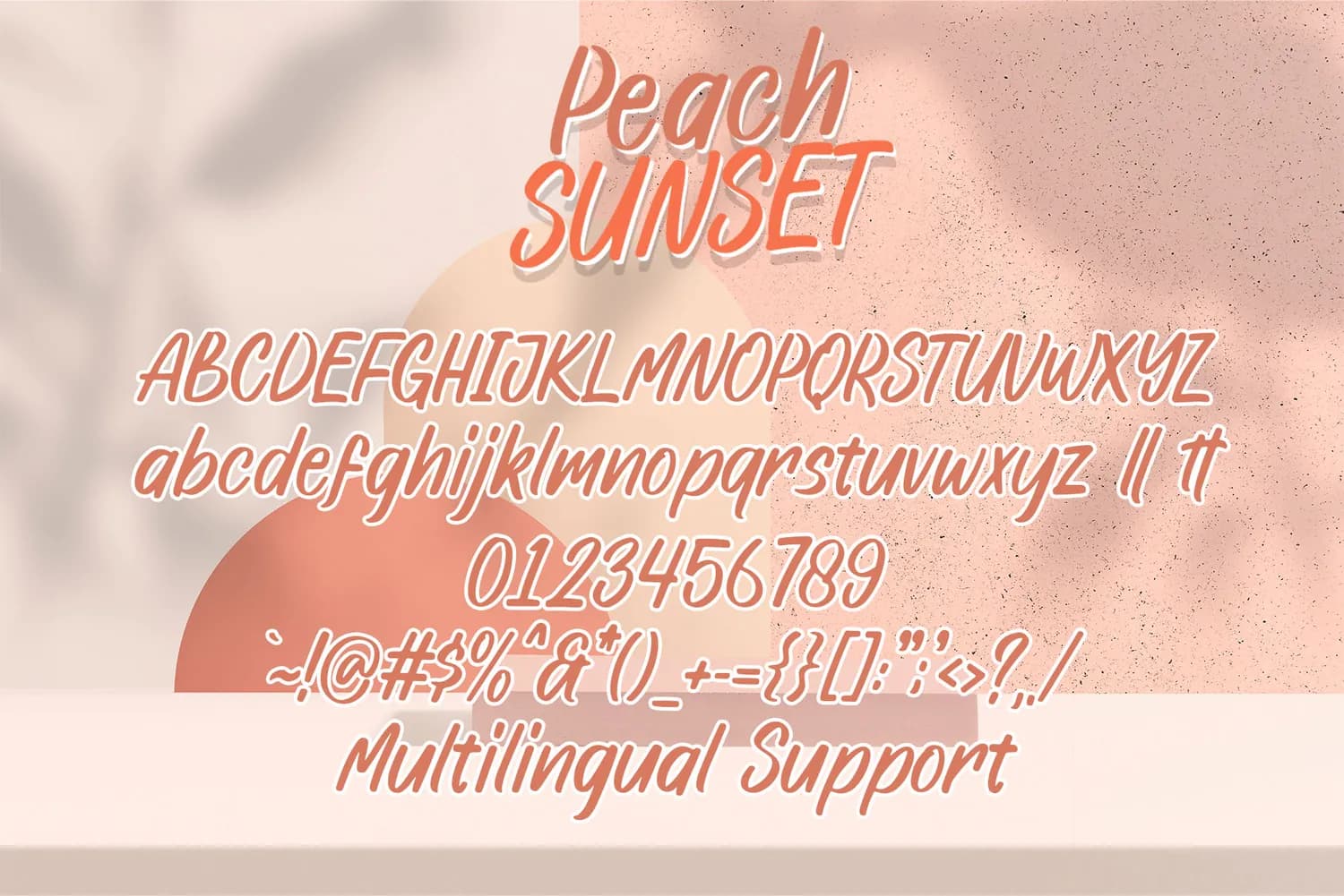 Peach Sunset
