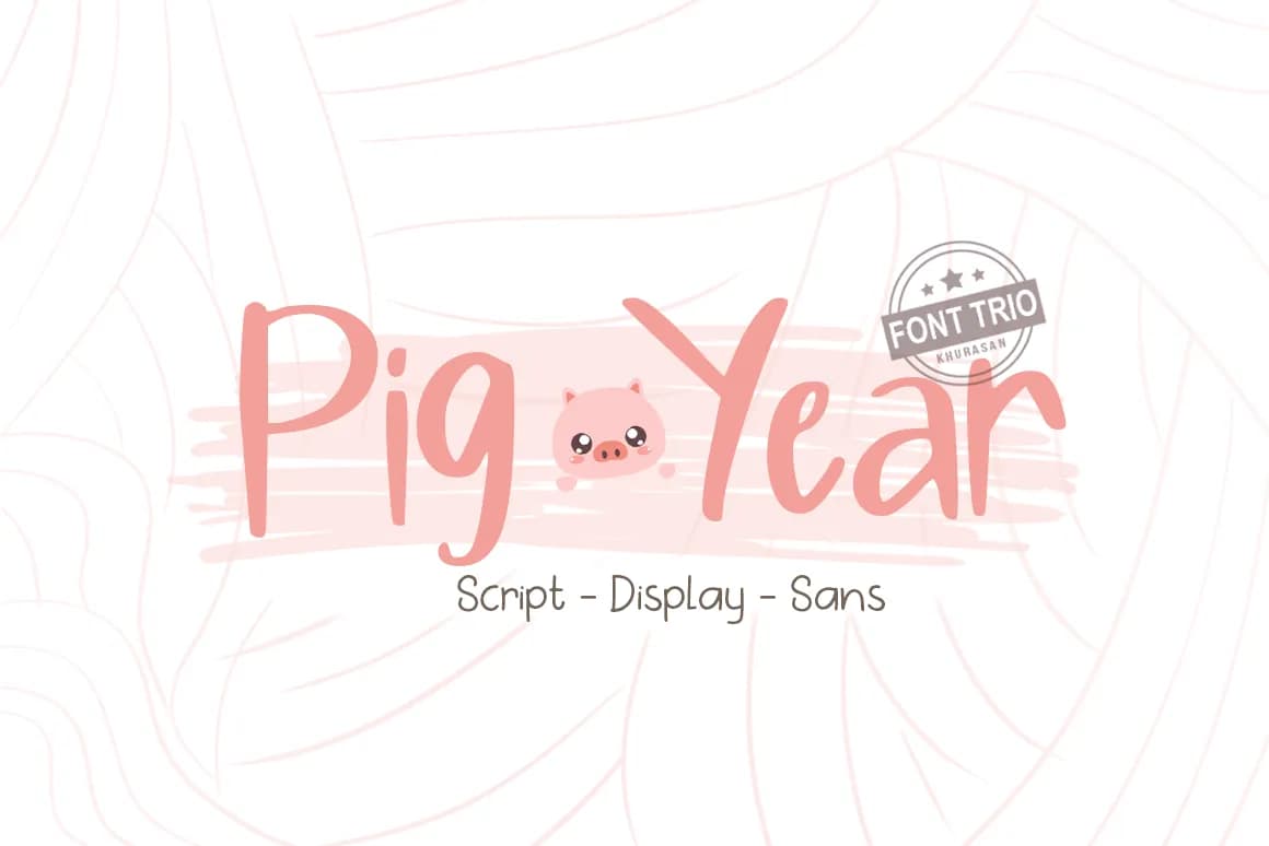 Pig Year Display