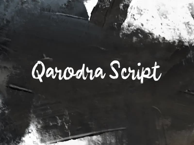 Qarodra Script