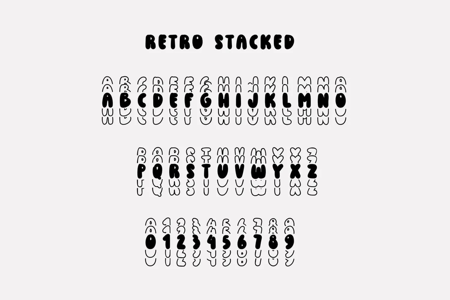 Retro Stacked