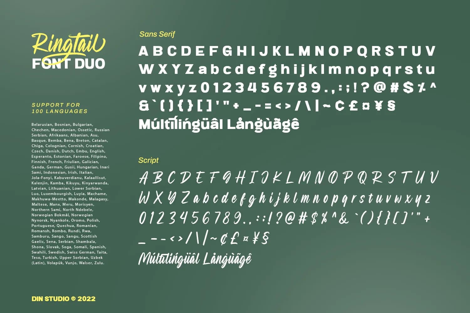 Ringtail Sans Serif Personal Us