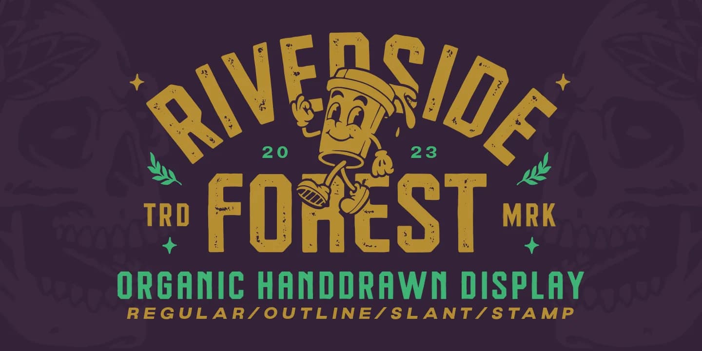 Riverside Forest Stamp