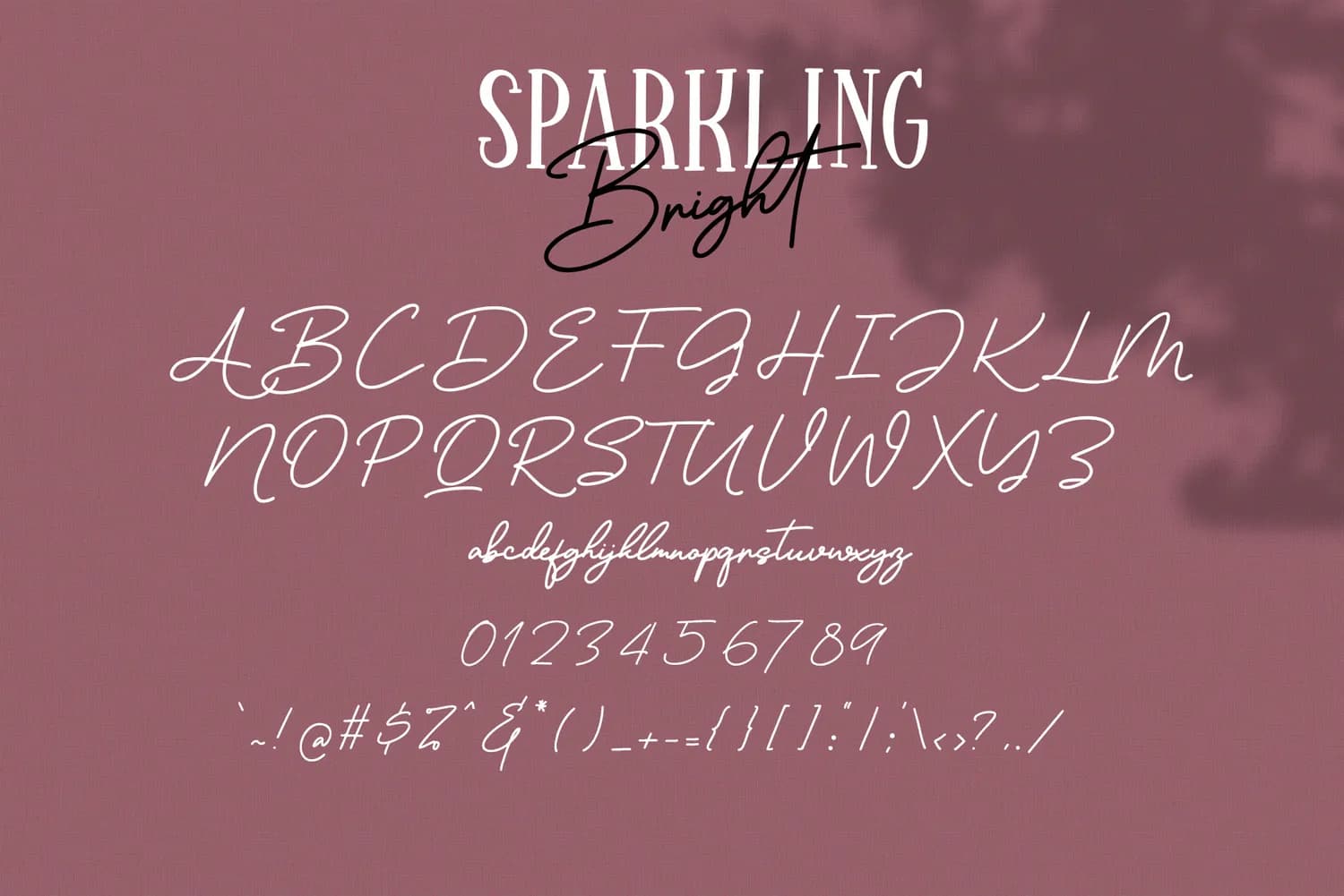 Sparkling Bright Serif