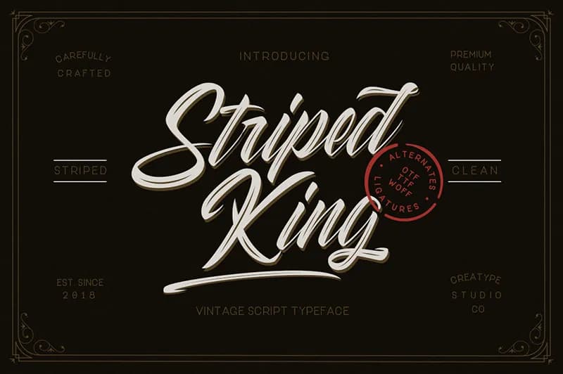 Striped King Clean
