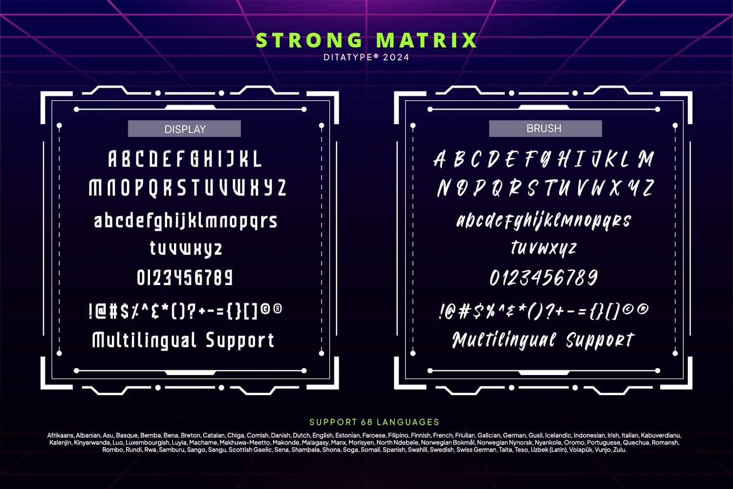 Strong Matrix Display Personal
