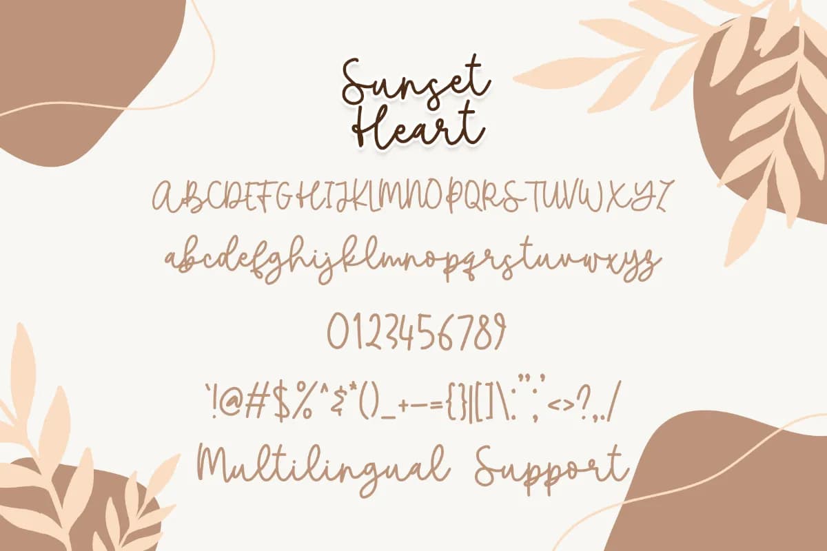 Sunset Heart