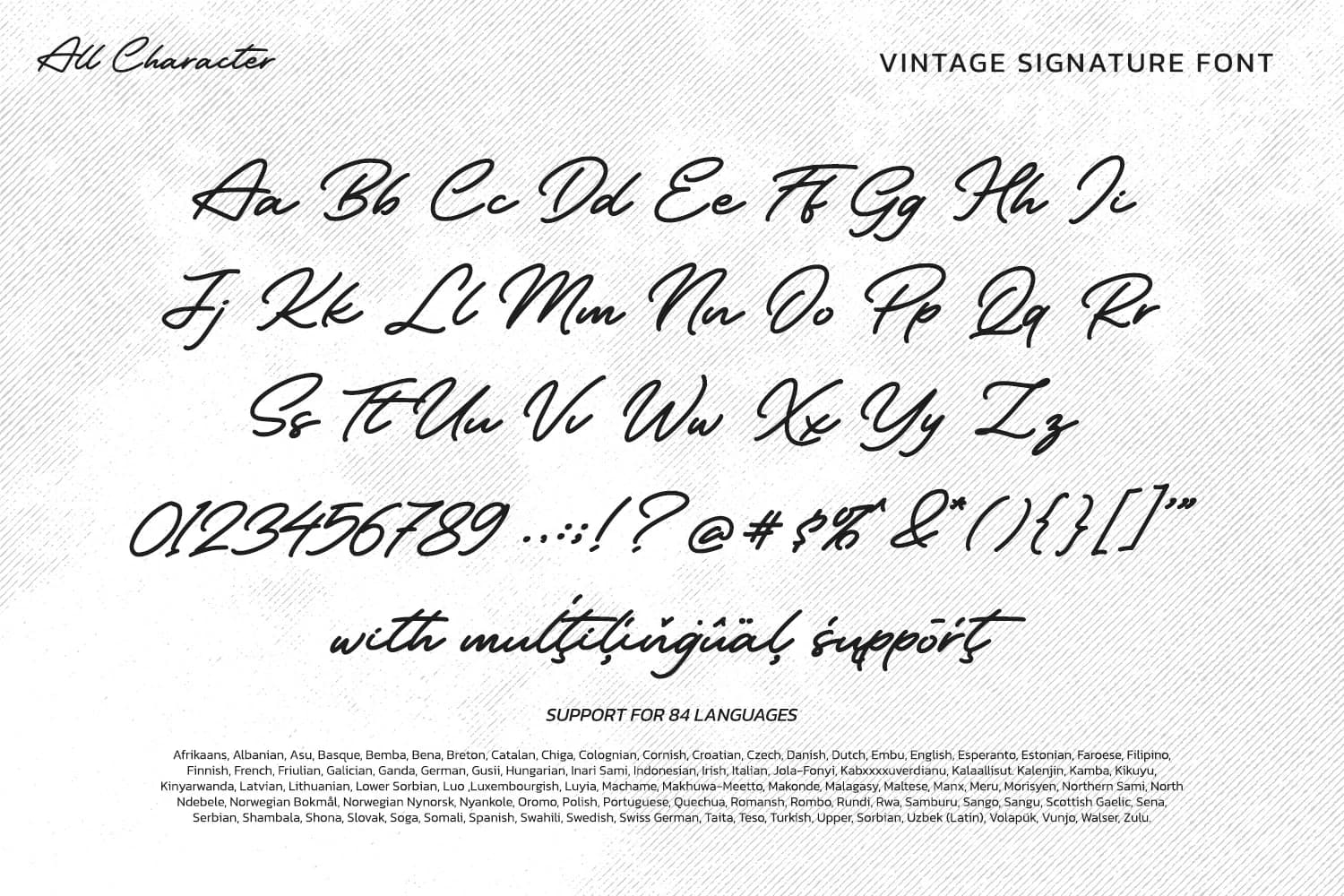Vintage Signature