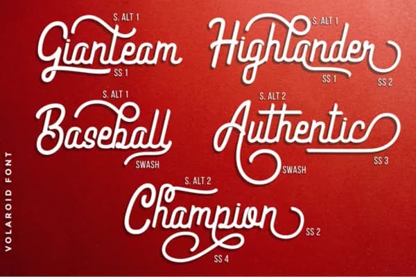 Volaroid Script
