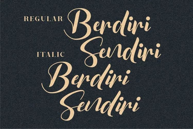 Berdiri Sendiri