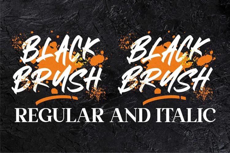 BLACK BRUSH