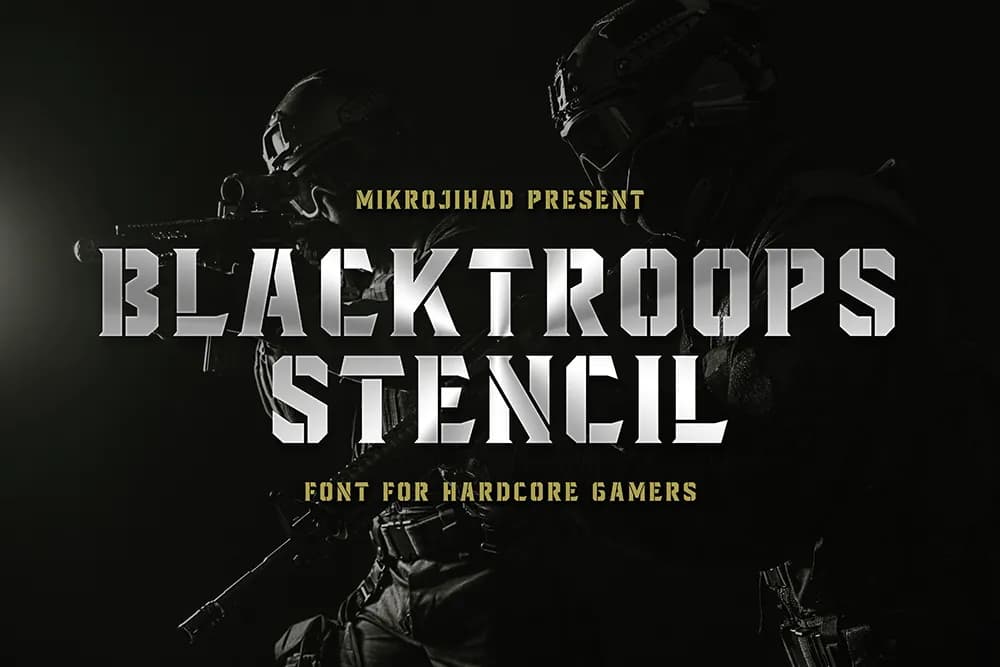 Blacktroops Stencil