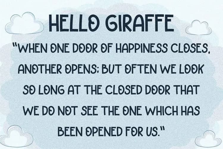 HELLO GIRAFFE