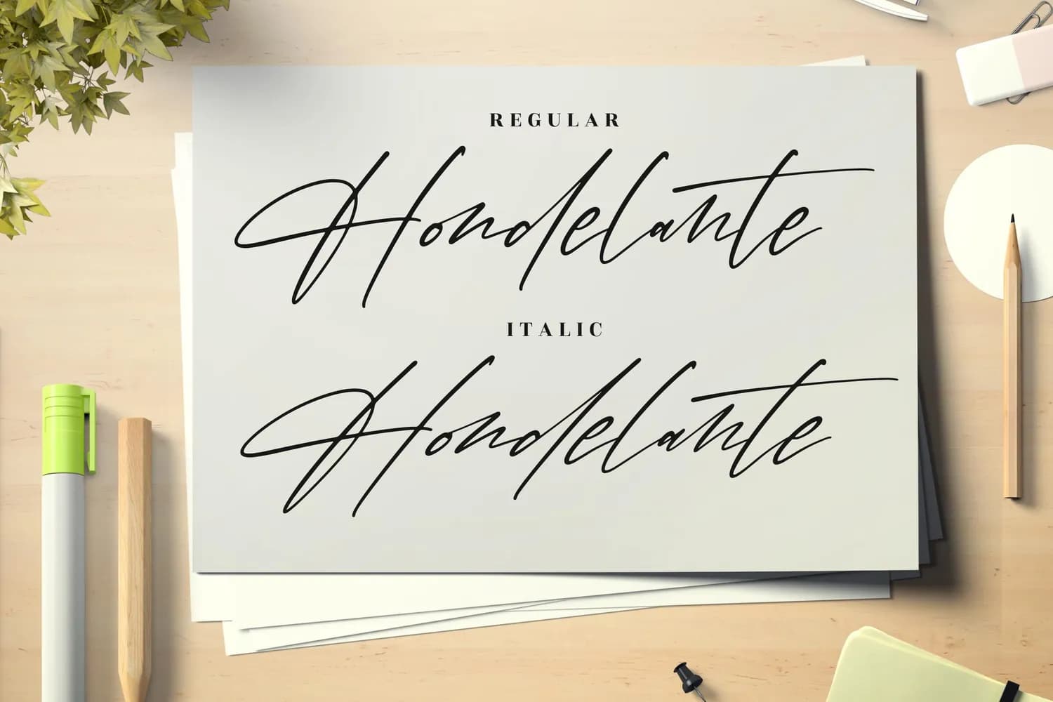 Hondelante Signature