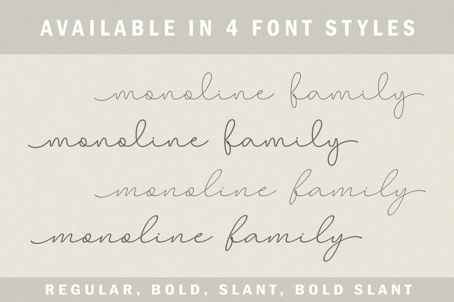 Larianti Monoline Handwritten