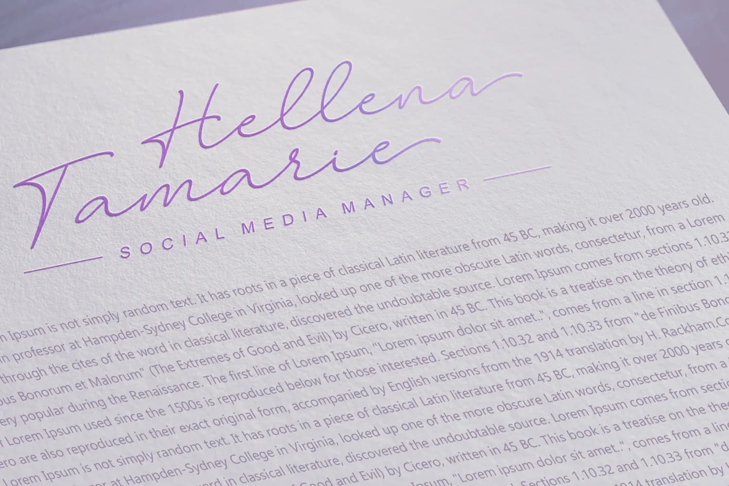 Larianti Monoline Handwritten