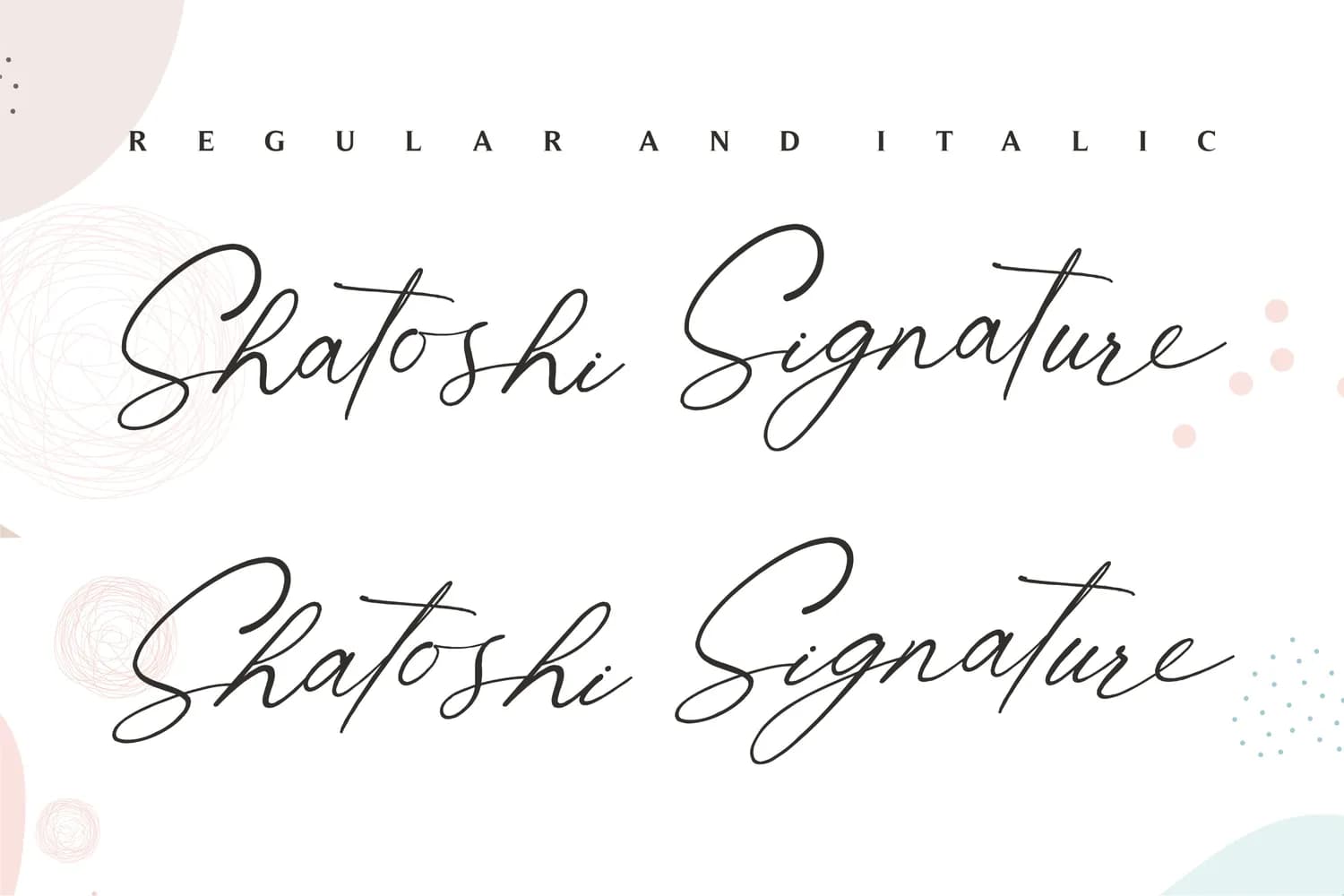 Shatoshi Signature