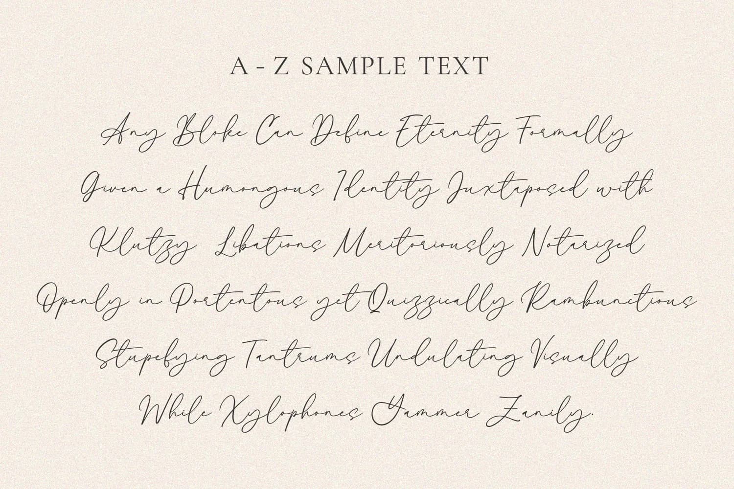 Signature Font - Alyson Signature